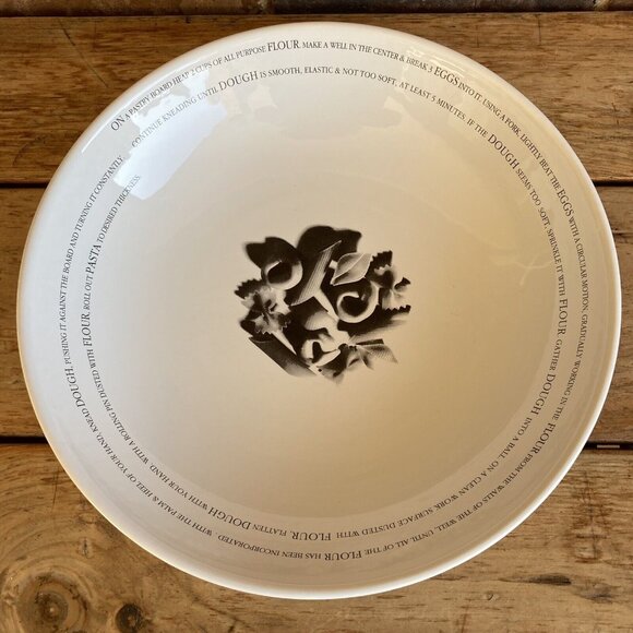 Pier 1 Imports Pasta Recipe Serving Bowl 13 in Made In Portugal READ DESCRIPTION - Picture 1 of 13
